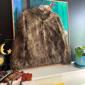 Joseph Ribkoff Textured Brown Sweater Vest Jacket Set 14